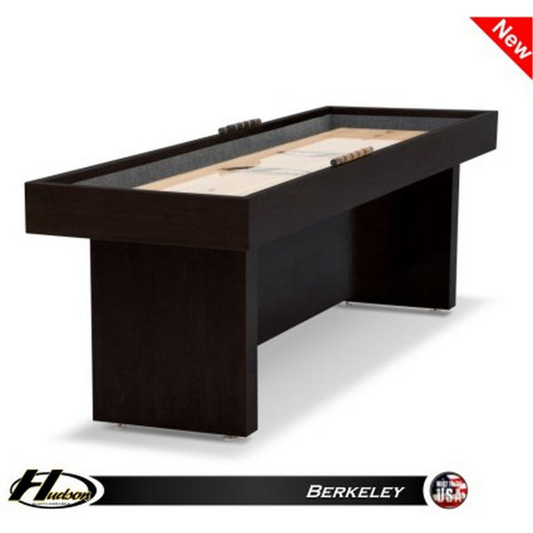 Hudson Berkeley Shuffleboard Table 9'-22' with Custom Stain Options - Game Room Shop