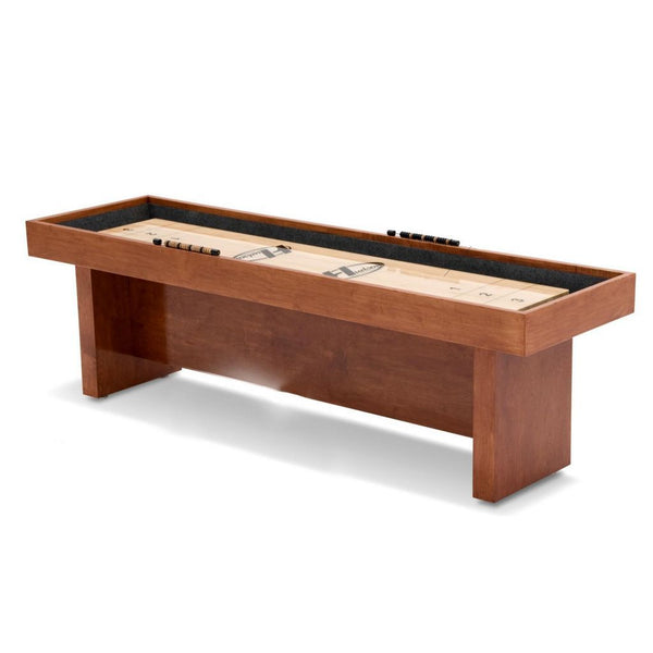 Hudson Berkeley Shuffleboard Table 9'-22' with Custom Stain Options - Game Room Shop
