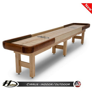 Hudson Cirrus Shuffleboard Table 9'-22' Indoor/Outdoor with Custom Wood Options