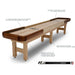 Hudson Cirrus Shuffleboard Table 9'-22' Indoor/Outdoor with Custom Wood Options - Game Room Shop