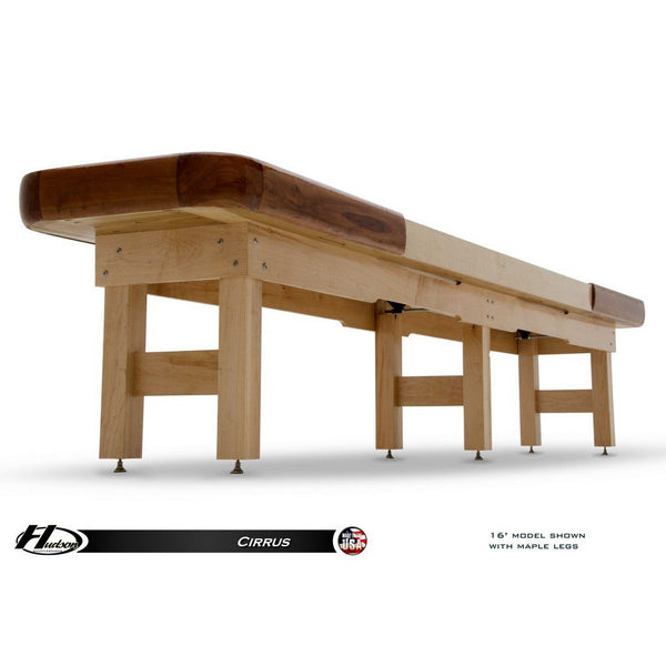 Hudson Cirrus Shuffleboard Table 9'-22' Indoor/Outdoor with Custom Wood Options - Game Room Shop