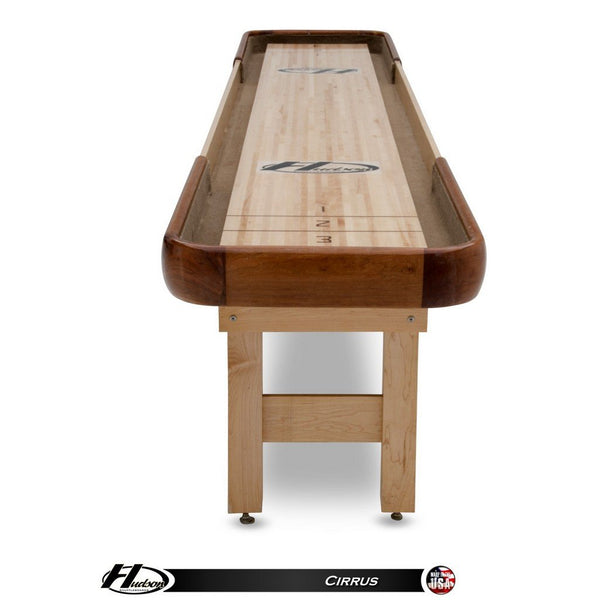 Hudson Cirrus Shuffleboard Table 9'-22' Indoor/Outdoor with Custom Wood Options - Game Room Shop
