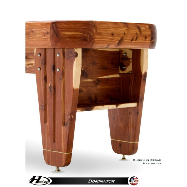 Hudson Dominator Shuffleboard Table 9'-22' Lengths with Custom Stain Options - Game Room Shop