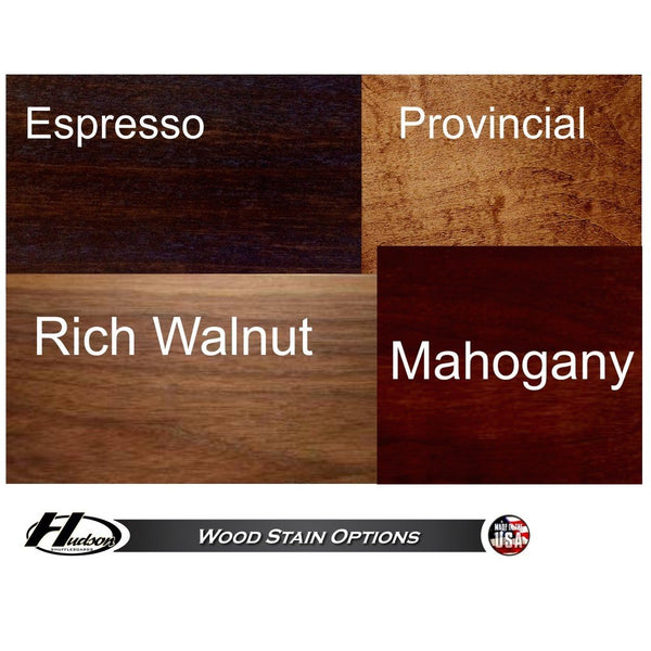 Hudson Fallbrook Shuffleboard Table 9'-22' Lengths with Custom Stain Options - Game Room Shop