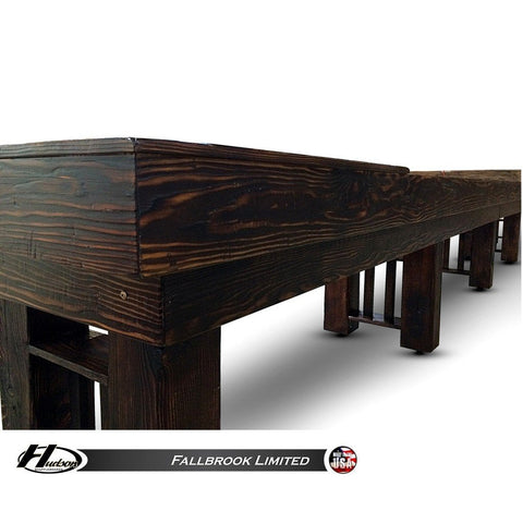 Image of Hudson Fallbrook Shuffleboard Table 9'-22' Lengths with Custom Stain Options - Game Room Shop