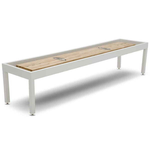Hudson Metro Shuffleboard Table 9'-22' Lengths with Custom Stain Options - Game Room Shop