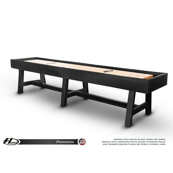 Hudson Pasadena Shuffleboard Table 9'-22' Lengths with Custom Stain Options - Game Room Shop