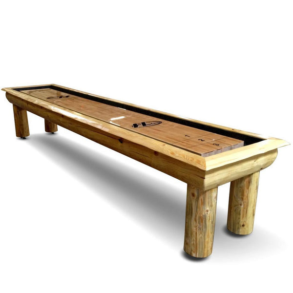 Hudson Ponderosa Shuffleboard Table 9'-22' Lengths with Custom Stain Options - Game Room Shop