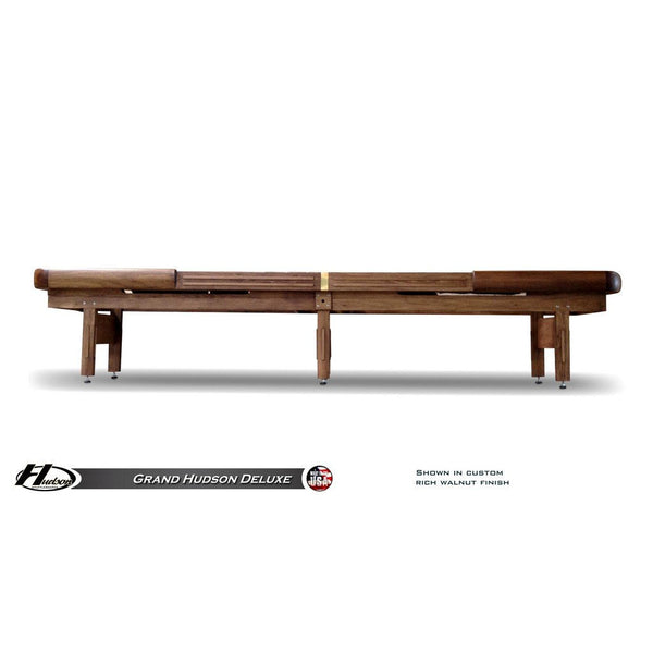 Hudson Shuffleboard Grand Hudson Deluxe 9'-22' Lengths with Custom Stain Options - Game Room Shop