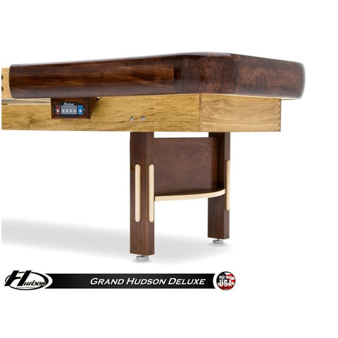 Hudson Shuffleboard Grand Hudson Deluxe 9'-22' Lengths with Custom Stain Options - Game Room Shop