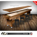 Hudson Tavern Shuffleboard Table 9'-22' Lengths with Custom Stain Options - Game Room Shop