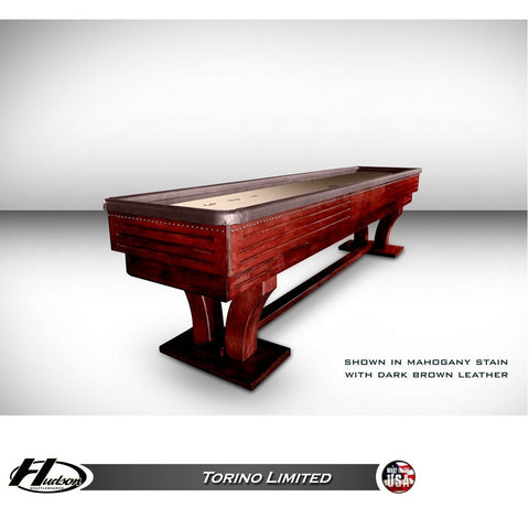 Hudson Torino Shuffleboard Table 9'-22' Lengths with Custom Stain Options - Game Room Shop