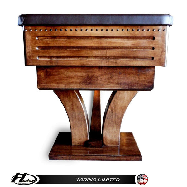 Hudson Torino Shuffleboard Table 9'-22' Lengths with Custom Stain Options - Game Room Shop