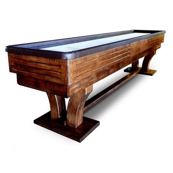 Hudson Torino Shuffleboard Table 9'-22' Lengths with Custom Stain Options - Game Room Shop