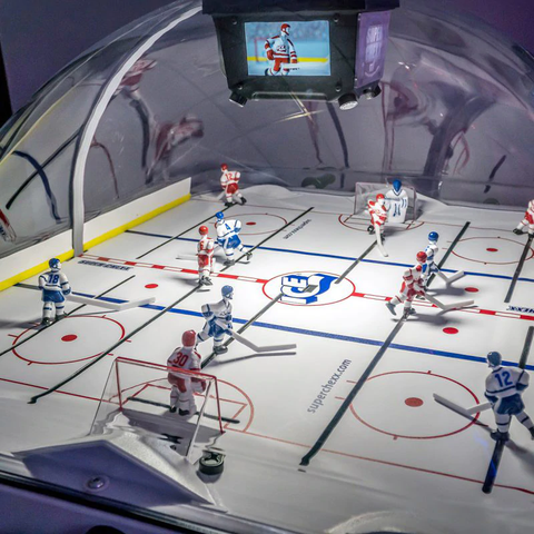 Image of ICE NHL Licensed Super Chexx Pro Bubble Hockey-Arcade Games-ICE-Deluxe Home Version-Game Room Shop