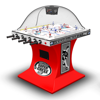ICE NHL Super Chexx Pro Bubble Hockey-Arcade Games-ICE-Red-Game Room Shop