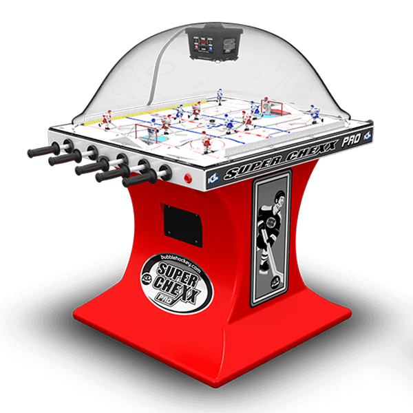 ICE NHL Super Chexx Pro Bubble Hockey-Arcade Games-ICE-Red-Game Room Shop