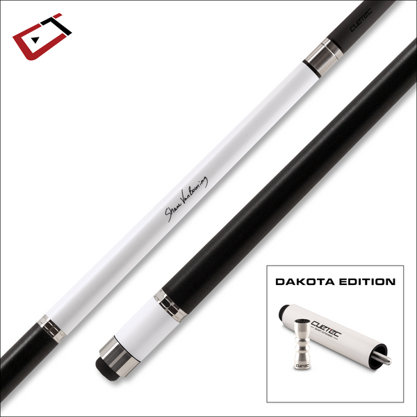 CUETEC CYNERGY SVB PEARL WHITE CUE DAKOTA EDITION-Accessories-Imperial-Game Room Shop