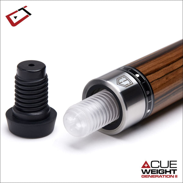 Imperial Cynergy Truewood Ebony II with Leather Wrap-Billiard Cues-Imperial-11.8 Shaft-Game Room Shop