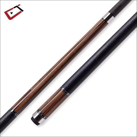 Image of Imperial Cynergy Truewood Ebony II with Leather Wrap-Billiard Cues-Imperial-11.8 Shaft-Game Room Shop