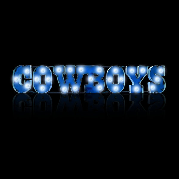 NFL Lighted Recycled Metal Sign (Various Teams)-Decor-Imperial-GREEN BAY PACKERS-Team-Game Room Shop