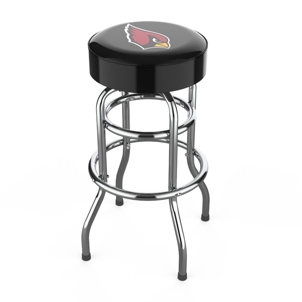 Imperial NFL Licensed Chrome bar stools (Various Teams)-Bar Stool-Imperial-ARIZONA CARDINALS-Game Room Shop