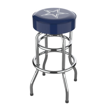 Imperial NFL Licensed Chrome bar stools (Various Teams)-Bar Stool-Imperial-DALLAS COWBOYS-Game Room Shop