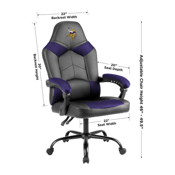 Imperial NFL Licensed Oversized Office Chair-Gaming Chair-Imperial-Green Bay Packers-Game Room Shop