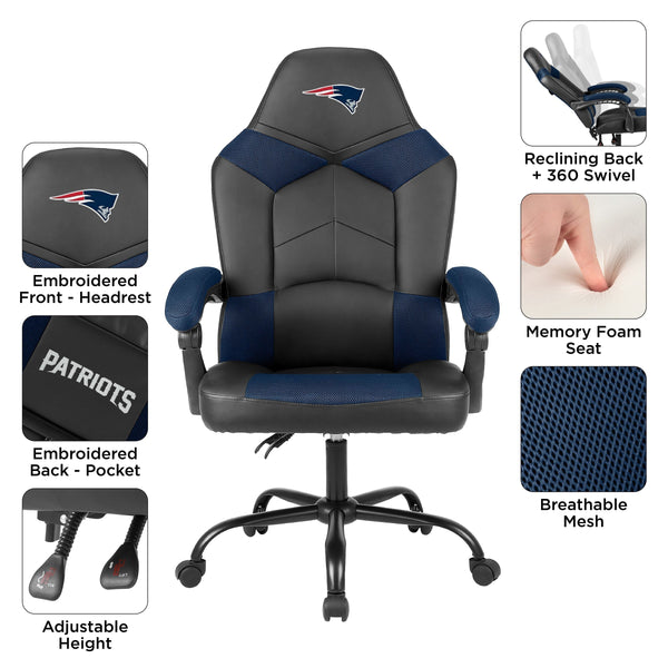 Imperial NFL Licensed Oversized Office Chair-Gaming Chair-Imperial-Green Bay Packers-Game Room Shop