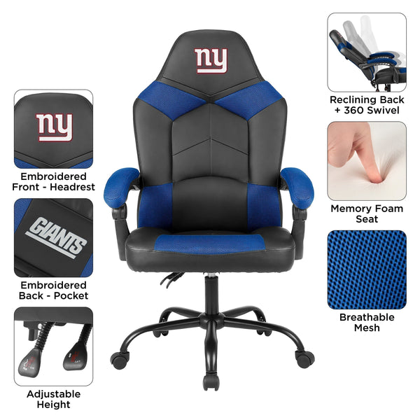 Imperial NFL Licensed Oversized Office Chair-Gaming Chair-Imperial-Green Bay Packers-Game Room Shop