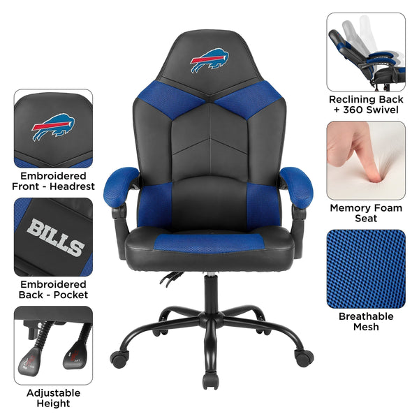 Imperial NFL Licensed Oversized Office Chair-Gaming Chair-Imperial-Green Bay Packers-Game Room Shop