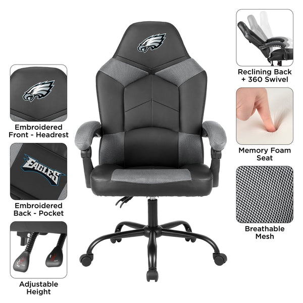 Imperial NFL Licensed Oversized Office Chair-Gaming Chair-Imperial-Green Bay Packers-Game Room Shop