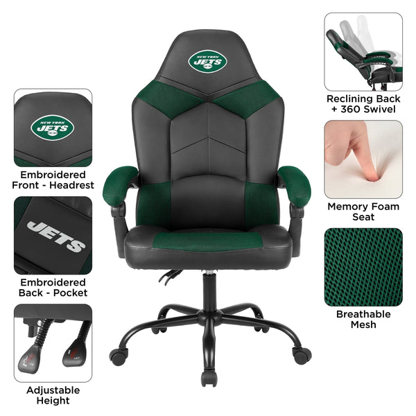 Imperial NFL Licensed Oversized Office Chair-Gaming Chair-Imperial-Green Bay Packers-Game Room Shop