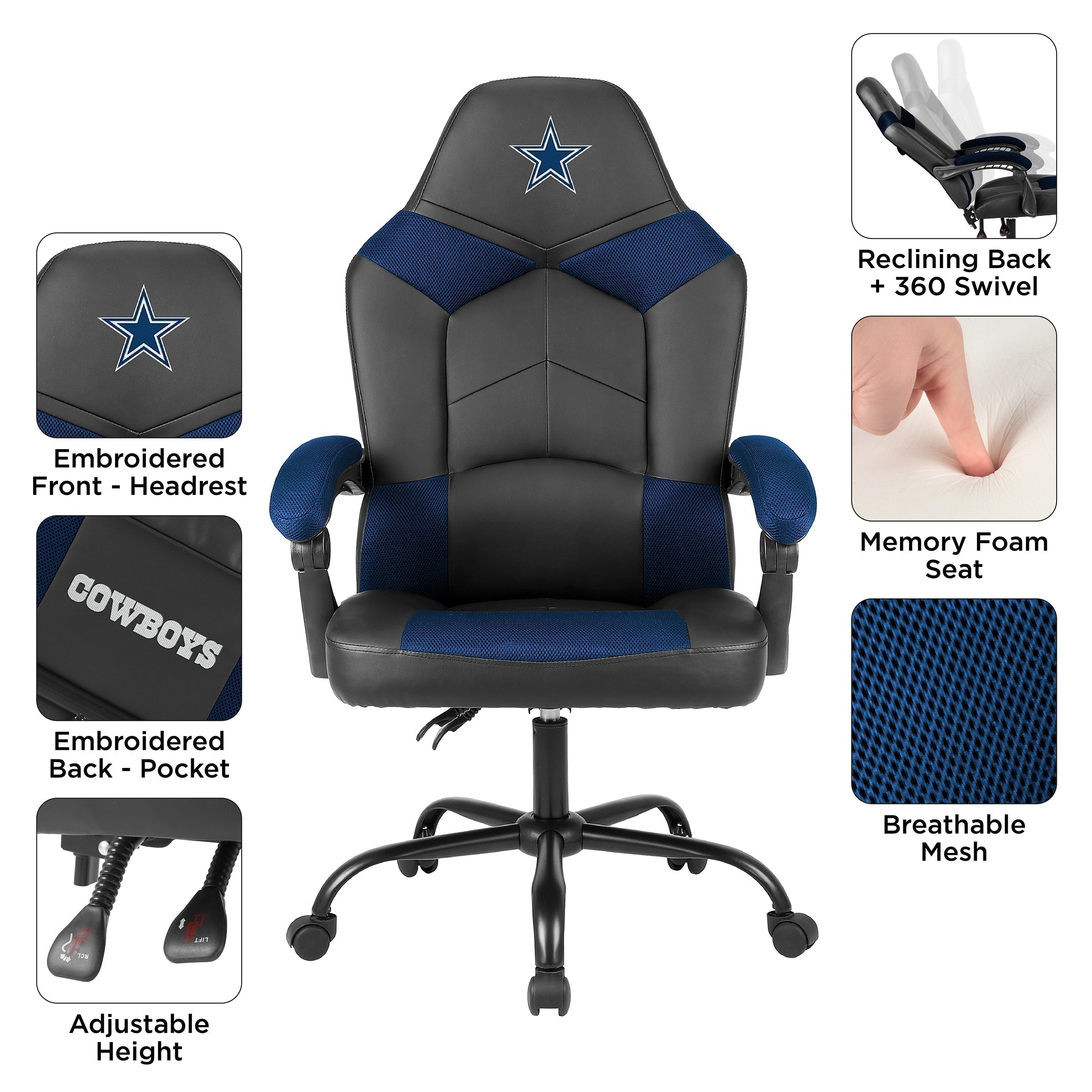 Imperial NFL Licensed Oversized Office Chair — Game Room Shop