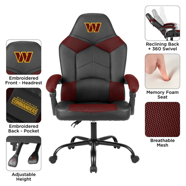 Imperial NFL Licensed Oversized Office Chair-Gaming Chair-Imperial-Green Bay Packers-Game Room Shop
