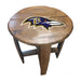 NFL MLB Oak Barrel Table (Various Teams)-Furniture-Imperial-BALTIMORE RAVENS-NFL-Game Room Shop