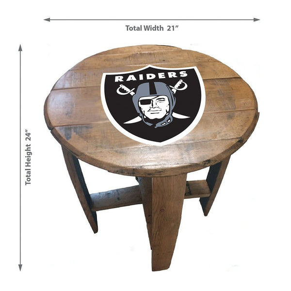 NFL MLB Oak Barrel Table (Various Teams)-Furniture-Imperial-GREEN BAY PACKERS-NFL-Game Room Shop