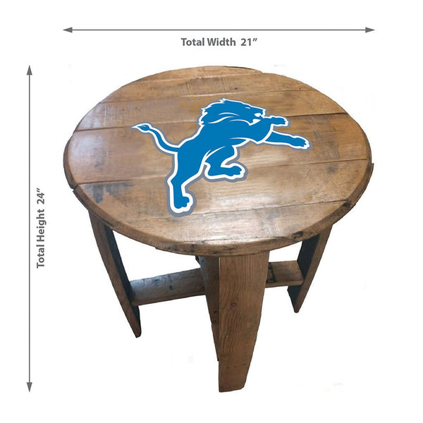 NFL MLB Oak Barrel Table (Various Teams)-Furniture-Imperial-GREEN BAY PACKERS-NFL-Game Room Shop