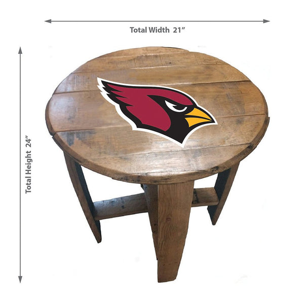 NFL MLB Oak Barrel Table (Various Teams)-Furniture-Imperial-GREEN BAY PACKERS-NFL-Game Room Shop