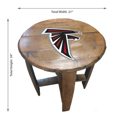 NFL MLB Oak Barrel Table (Various Teams)-Furniture-Imperial-GREEN BAY PACKERS-NFL-Game Room Shop
