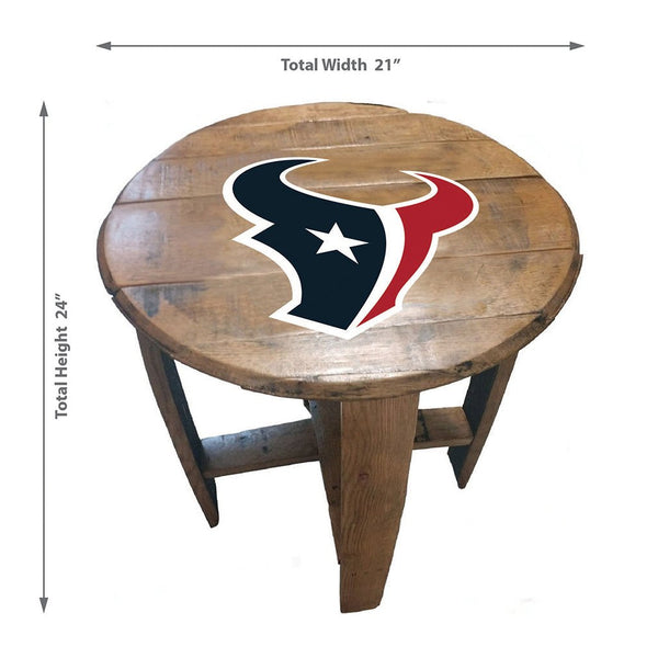 NFL MLB Oak Barrel Table (Various Teams)-Furniture-Imperial-GREEN BAY PACKERS-NFL-Game Room Shop