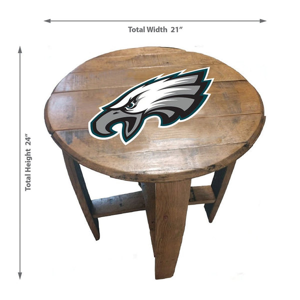 NFL MLB Oak Barrel Table (Various Teams)-Furniture-Imperial-GREEN BAY PACKERS-NFL-Game Room Shop