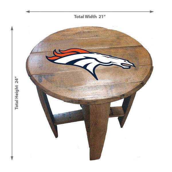 NFL MLB Oak Barrel Table (Various Teams)-Furniture-Imperial-GREEN BAY PACKERS-NFL-Game Room Shop