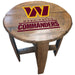 Imperial Oak Barrel Table (Various Teams)-Furniture-Imperial-WASHINGTON COMMANDERS-NFL-Game Room Shop