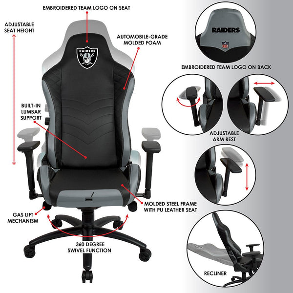 NFL Pro Series Gaming Chair (Various Teams)-Gaming Chair-Imperial-CHICAGO BEARS-Game Room Shop