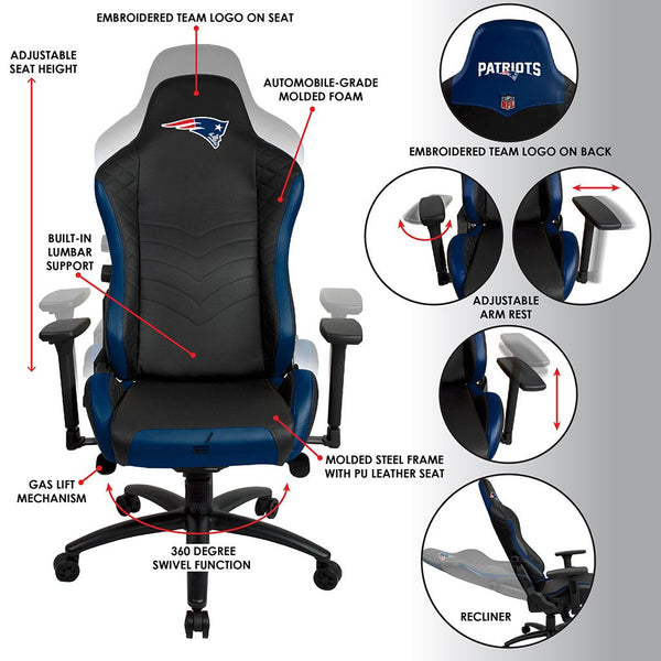 NFL Pro Series Gaming Chair (Various Teams)-Gaming Chair-Imperial-CHICAGO BEARS-Game Room Shop