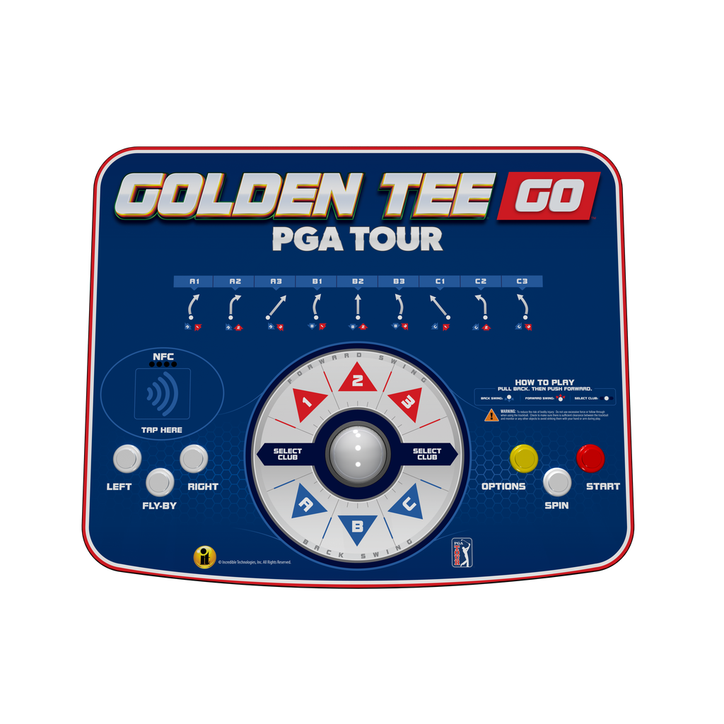 Incredible Technologies Golden Tee GO PGA Tour Edition – Game Room Shop