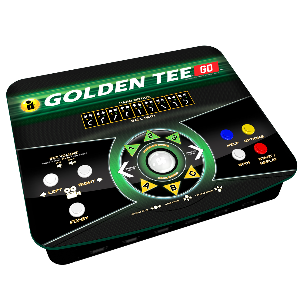 Incredible Technologies Golden Tee Go V2-Video Game Arcade Cabinets-Incredible Technologies-Game Room Shop
