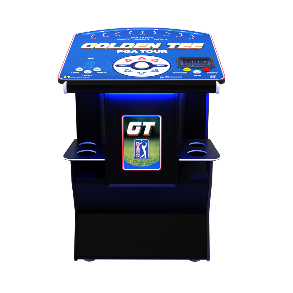Incredible Technologies Golden Tee PGA TOUR Home Edition-Arcade Games-Incredible Technologies-Standard-Front View-Game Room Shop