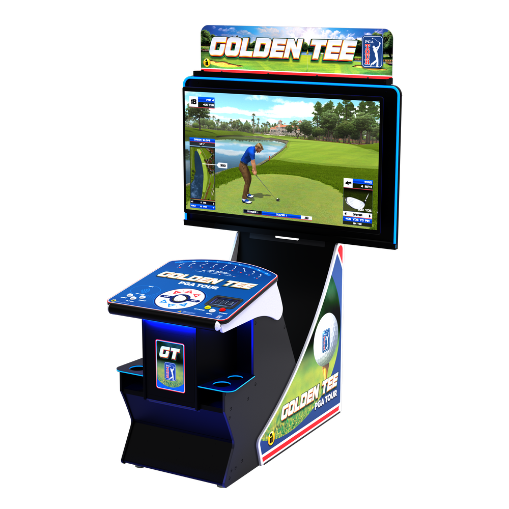 Incredible Technologies Golden Tee PGA TOUR Home Edition-Arcade Games-Incredible Technologies-Deluxe-Titled View-Game Room Shop